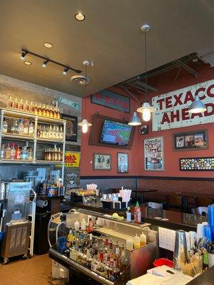 Interior bar view