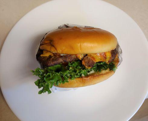 $6 (No longer $6) 1/3lb burger at home.  Yummy!