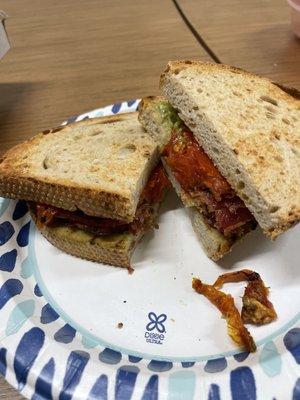 Bacon Avocado Tomato Sandwich