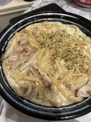 Chicken fettuccine