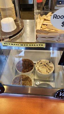 They have Olympic Mtn Gelato here~