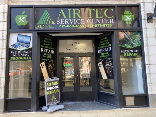 Our new location located on 176 N Wabash Ave, Chicago, IL 60601