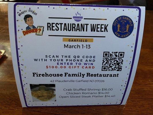 Restaurant Week