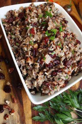 Organic red wild rice