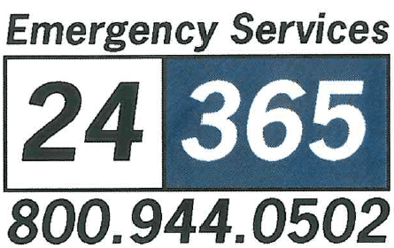 Here for all your emergency service needs! Call 24/7