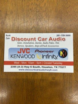 Discount Car Audio