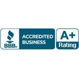 A+ rating with the Better Business Bureau, including a Gold Star designation for Excellent Customer Care.