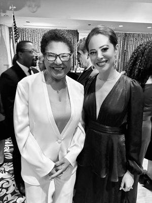 With LA Mayor Karen Bass