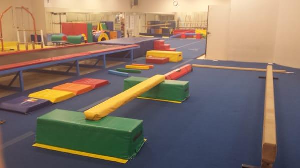 Preschool Gym beam area