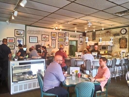 Plenty of space, lots of selections at center street cafe.