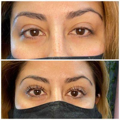 Keratin Lash lift& Tint