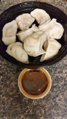 Not so steamed dumplings with a horrible taste that's hard to get rid of...Gross!