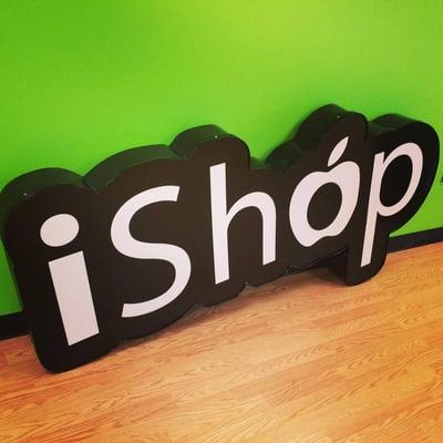 iShop sign