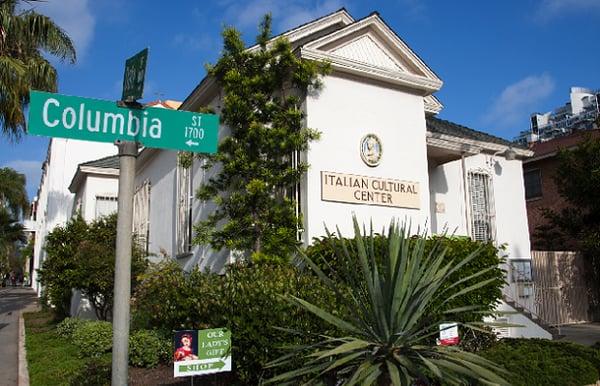 Italian Cultural Center and home of first priest to come to Little Italy to build a church for the community.