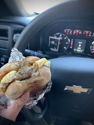 Sausage, Egg and Cheese Sandwich