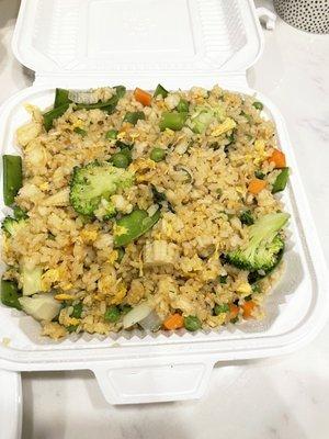 Mixed vegetable fried rice