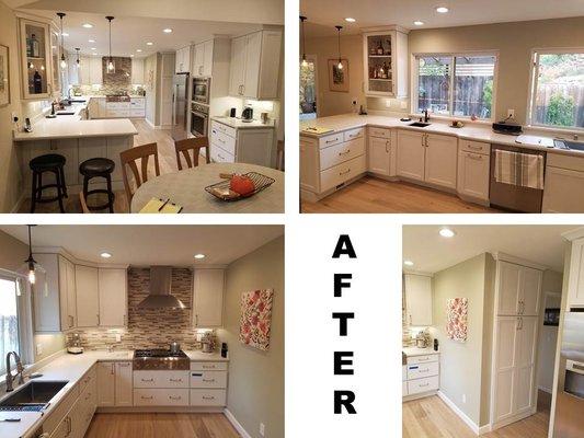 A recently completed kitchen remodel.