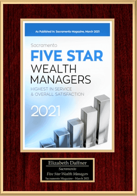 2021 Five Star Wealth Management award to Elizabeth Daffner