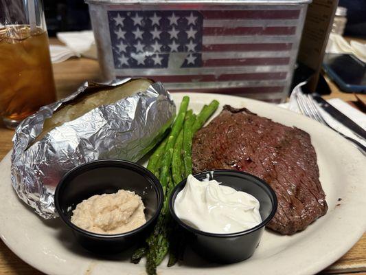 Sirloin dinner