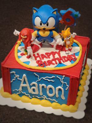 The Cake Department is awesome. They made us this delicious Sonic The Hedgehog 2 Cake and made our son extremely happy! Thank you!