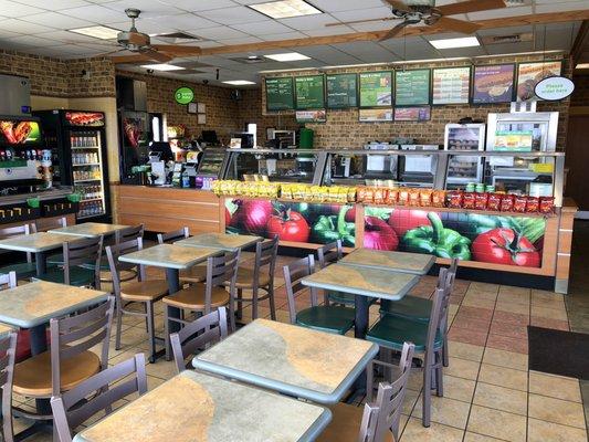 Counter and Dining Area