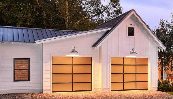 Fullview Aluminum Glass  contemporary Garage Door