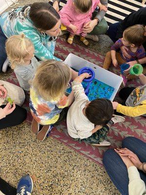 Sensory bin at the old east side location