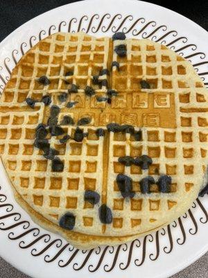 blueberry waffle