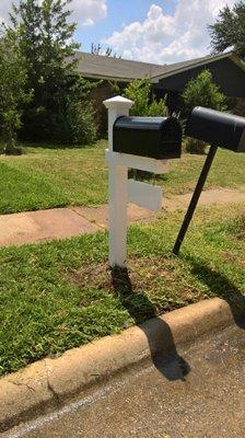 Mailbox installation