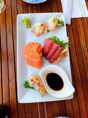 Sashimi Platter of Tuna :: Hamachi :: Salmon :: Toro!