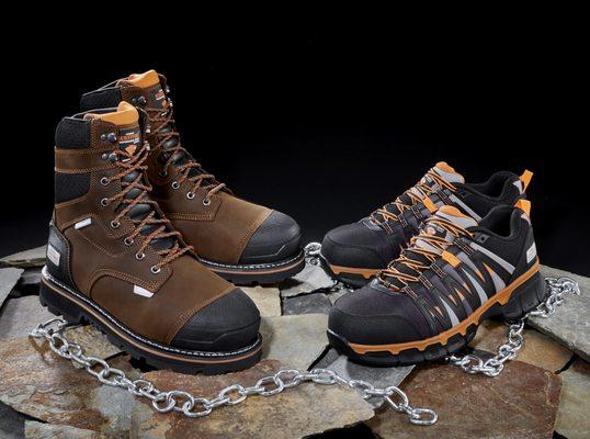 This client manufactures work boots. They needed product photography.