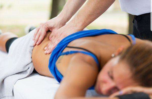 Lower back pain can be lessened or eliminated by massage