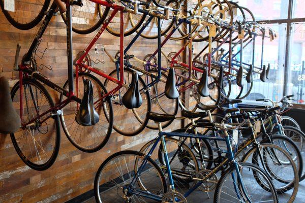 Over 200 vintage and used bikes in stock and ready to go!