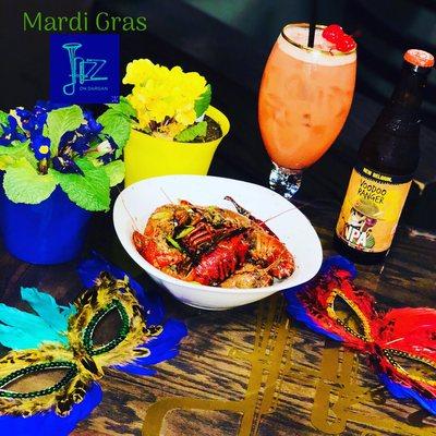 Creole Crawfish VoodooRanger IPAs  and Hurricane cocktails for Fat Tuesday!!!!