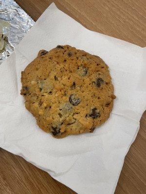 Fresh baked, homemade cookie! (Chocolate chip, coconut, oatmeal, pecans)