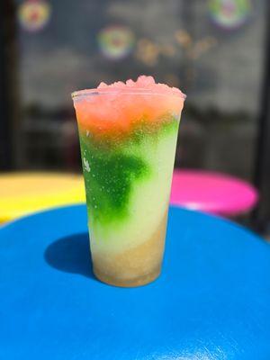 Build your own Kiwi, Papaya, Guava Lemonade slushie