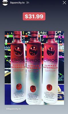 Ciroc Watermelon Available!