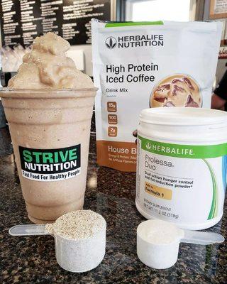 The Frappuccino Shake boosted with High Protein Iced Coffee and Prolessa Duo