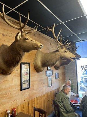 Decor in the seating area