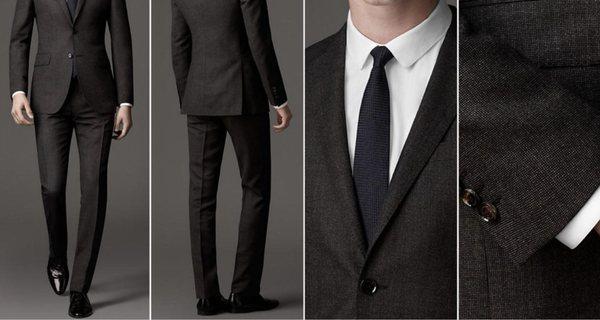 Slim fit bespoke suit