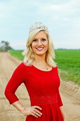 Georgia Watermelon Queen, Carla Penney, after work done by Dr. Cooper