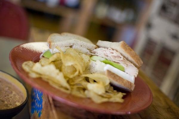 Turkey, Brie & Granny Smith Apple Sandwich