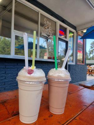 coffee shake & chocolates shake