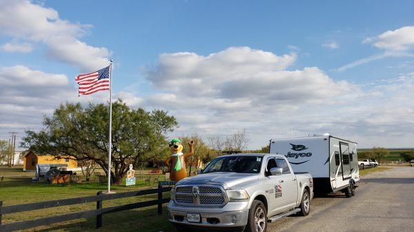 Mobile office performing service call at Yogi Bear Yellowstone Park