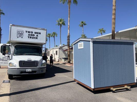 Moving our shed