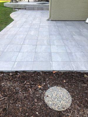 outside tile