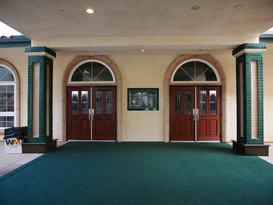 Entrance to the prayer hall