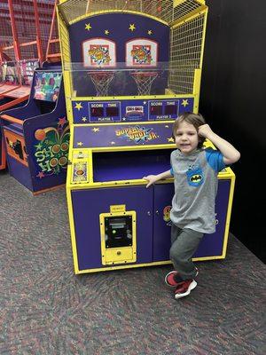 Basketball game for the smaller kiddos