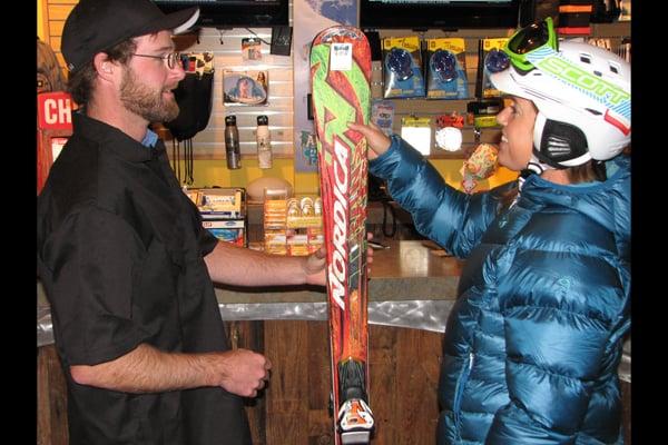 Professional, experienced ski and board technicians will make sure you are on the best gear for where you want to ski!