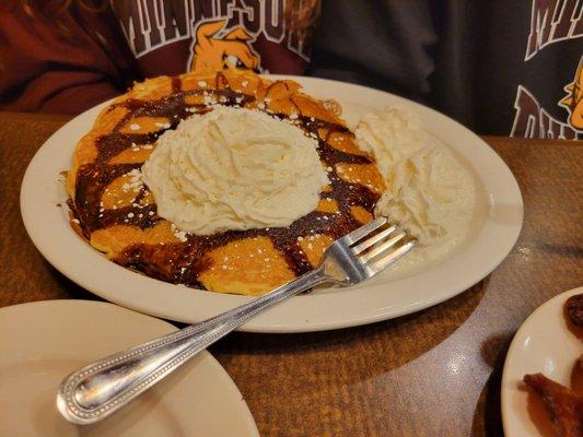 Chocolate Chip Cookie Dough Pancakes